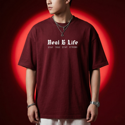 Men's Stylish Drop Shoulder- Black